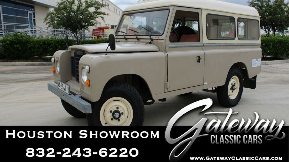 Light Grey 1983 Land Rover Santana Numbers Matching 2286 CC Diesel I-4 4 Speed M 1983 Land Rover Santana 109