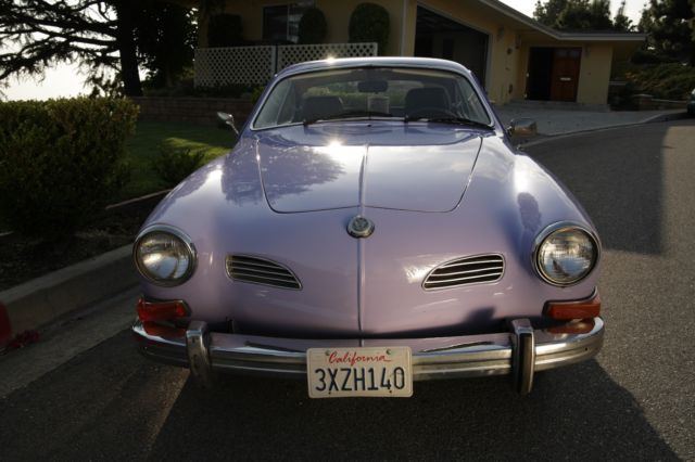 Lilac '72 VW Karmann Ghia 1972 Volkswagen Karmann Ghia