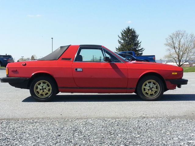 Limited production sports car. There were 791 made in 1981 - 1982 1981 Lancia Beta Zagato