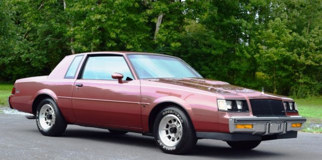 LIMITED TURBO, 18K ORIG MILES, RARE 1 OF 1035, EXC COND, SURVIVOR, CLEAN CARFAX 1987 Buick Regal LIMITED TURBO 18K ORIG MILES