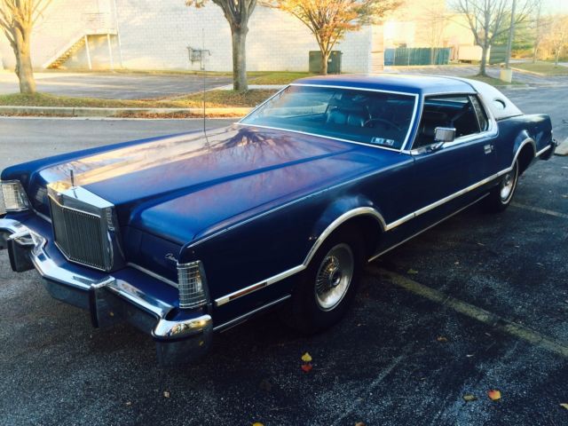 Lincoln Continental Mark IV Bill Blass Edition 1976 1976 Lincoln Mark Series Continental Mark 4