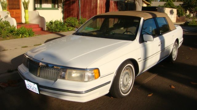 1990 Lincoln Continental beige interior, - photo 6