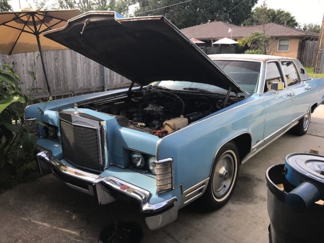 lincoln town car continental 1978 Lincoln Continental town car