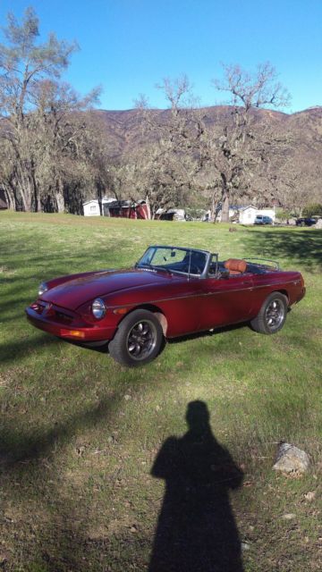 Little red MGB 1977 MG MGB