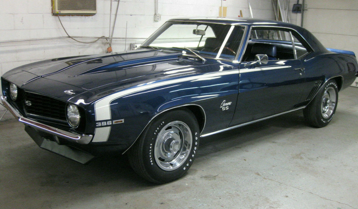 L@@K! "NO RESERVE"! 982 ACT. MILES!! REAL X22 SS 396/350hp 4-Speed INVESTMENT! 1969 Chevrolet Camaro SS