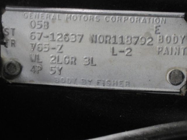 1967 Chevrolet Camaro RallySport - photo 12