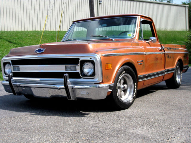 LOOK! '70 Original Paint 2-OWNER N.C. Short Bed Pickup MUST SEE & DRIVE!! 1970 Chevrolet C-10 Custom