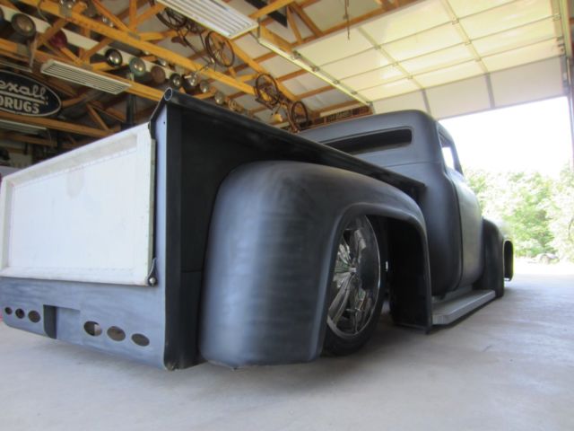 LOOK! 1956 FORD F100 CHOPPED/BAGGED-SUICIDE DOORS- SCOTTS HOT RODS CHASSIS,MORE! 1956 Ford F-100 CUSTOM