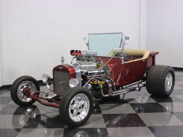 LOOKS THE PART & DELIVERS W/ A BLOWN 383 STROKER V8, TH350 AUTO, DISC BRAKES-WOW 1923 Ford T-Bucket