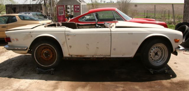 Lots of new parts and body panels included. Great project car. 1973 Triumph TR-6