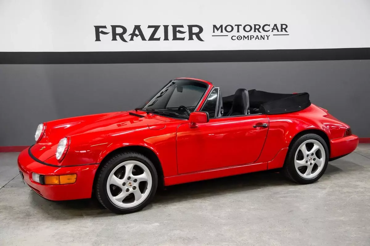 LOVELY well serviced 911/964 C4 Cabriolet RED/BLACK 1991 Porsche 911/964