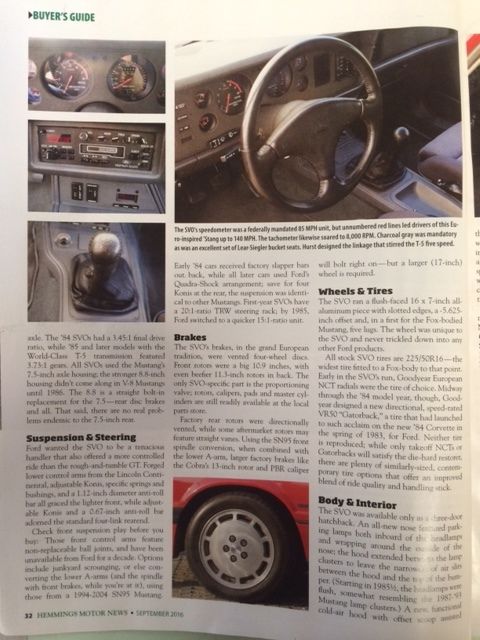 1984 Ford Mustang SVO - photo 7