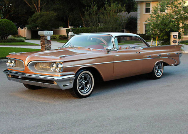 LOW MILE REFRESHED FINNED SURVIVOR V8 - 1959 Pontiac Bonneville Coupe - 61K MI 1959 Pontiac Bonneville HARDTOP COUPE - 61K MILES
