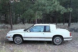 Low mileage Cadillac Biarritz with 4.9 motor, Triple White 1991 Cadillac Eldorado Biarritz