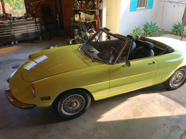 Low mileage Califfornia Alfa Romeo Spider Veloce 2000 Inezione 1974 Alfa Romeo Spider