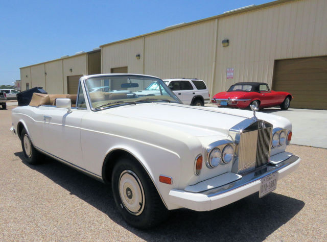 Low mileage Corniche II convertible 1987 Rolls-Royce Corniche