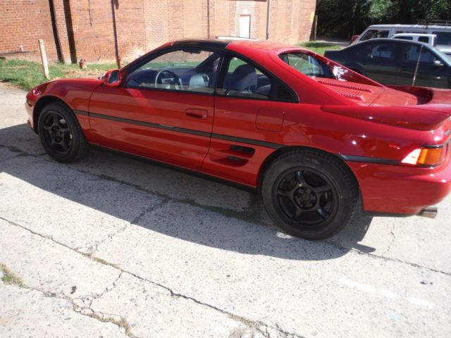 Low Mileage Engine & Transmission - Rebuilt Turbo - New Paint - New Clutch 1991 Toyota MR2 Turbo T-Bar Coupe