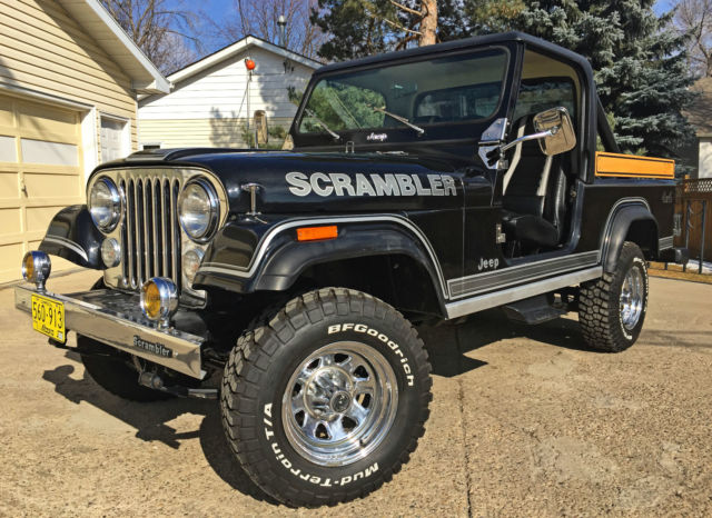 LOW MILEAGE / RARE TRIM PACKAGE / MINT CONDITION / ONCE IN A LIFETIME OFFERING 1981 Jeep CJ 8 Scrambler SL Sport - STOCK ORIGINAL !!!