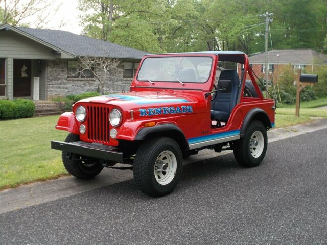 LOW MILEAGE, SUPER SHARP CJ-5, 4X4, MUST SEE!!! 1981 Jeep CJ RENEGADE