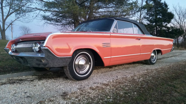 Low Miles! Convertible Factory 4 speed, 390 Bittersweet w White Int Great Condit 1964 Mercury Monterey