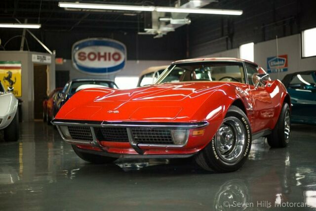Low Miles, EXCELLENT CONDITION, Monza Red/Saddle Leather, PRICED TO SELL!! 1970 Chevrolet Corvette Stingray Coupe, #'s Match