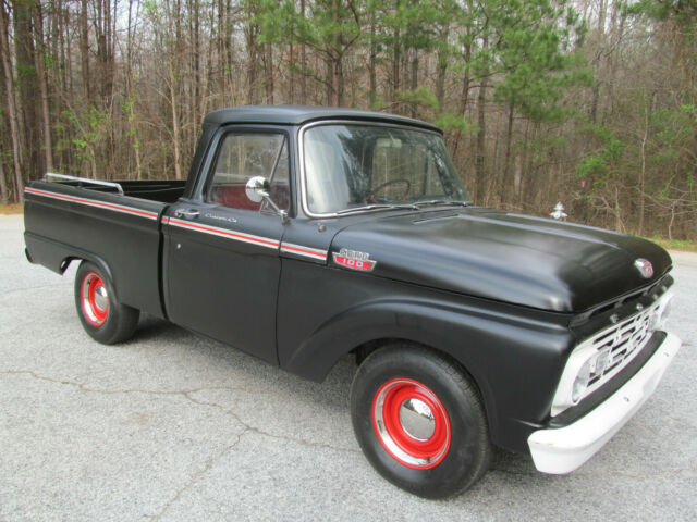 LOW MILES, RUST FREE, NEW PAINT AND WHEELS, ORIGINAL 292 V8. Watch Video 1964 Ford F-100 Fleetside