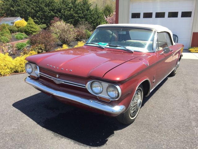 LOW ORIGINAL MILES CONVERTIBLE 6 CYLINDER DUAL CARB DEALER INVOICE 1964 Chevrolet Corvair LOW MILES CONVERTIBLE DUAL CARB DEALER INVOICE