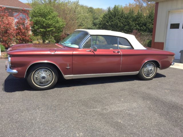1964 Chevrolet Corvair LOW MILES CONVERTIBLE DUAL CARB DEALER INVOICE - photo 2