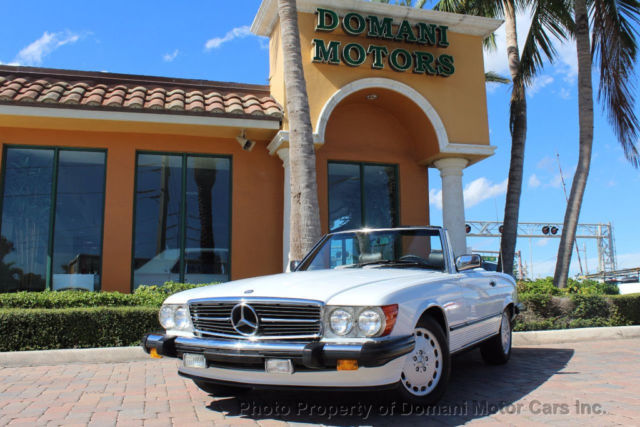 1989 Mercedes-Benz 500-Series LOW ORIGINAL MILES GARAGED BRIGHT WHITE 560SL HARD - photo 12