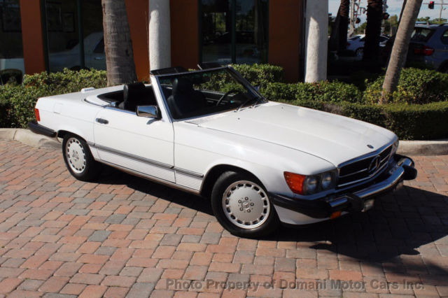 1989 Mercedes-Benz 500-Series LOW ORIGINAL MILES GARAGED BRIGHT WHITE 560SL HARD - photo 5