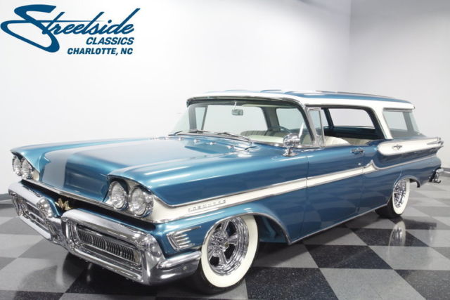 LOW PRODUCTION, $100K+ BUILD, 383 V8, 3SPD AUTO, A/C, PWR STEER/BRAKE, GORGEOUS! 1958 Mercury Commuter 6 Passenger Hardtop Wagon