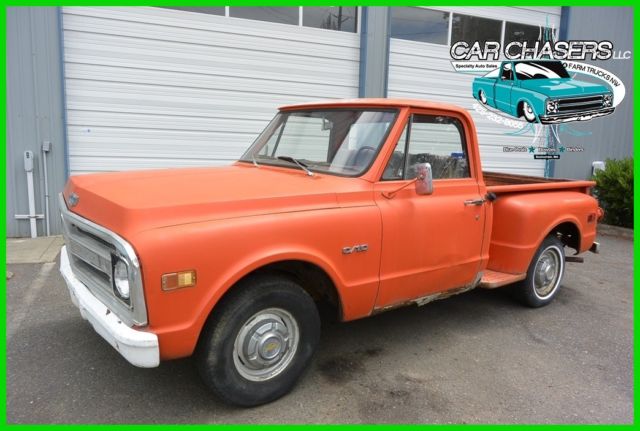 LOW RESERVE! PERFECT BUILD STEPSIDE SHORT BOX NICE ORIGINAL PATINA 120PIX+VIDEO 1969 Chevrolet C-10 NICE ORIGINAL PATINA SHORTBED!
