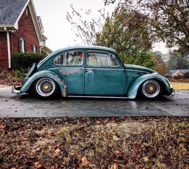 Lowered 1966 Volkswagen Beetle VW Bug Aircooled Slammed 1966 Volkswagen Beetle - Classic
