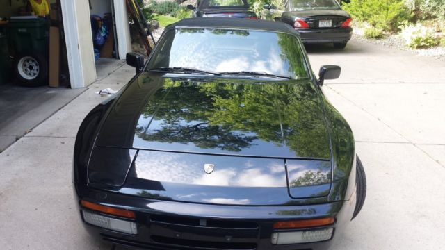 Lowered price PORSCHE 944 S2 CABRIOLET 1990 BLACK EXCELLENT CONDITION 1990 Porsche 944 S2, Cabriolet convertible