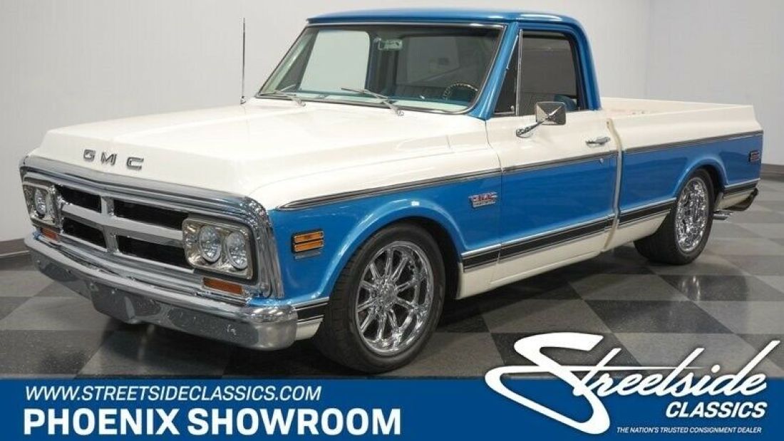 LS V8 Sniper Auto Classic Vintage Collector Restored EFI Blue White Upgraded 1972 GMC Other Super Custom