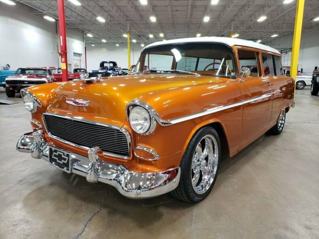 LS1 Powered 1955 Chevy Handyman Wagon - Beautiful Restomod! 1955 Chevrolet Bel Air/150/210