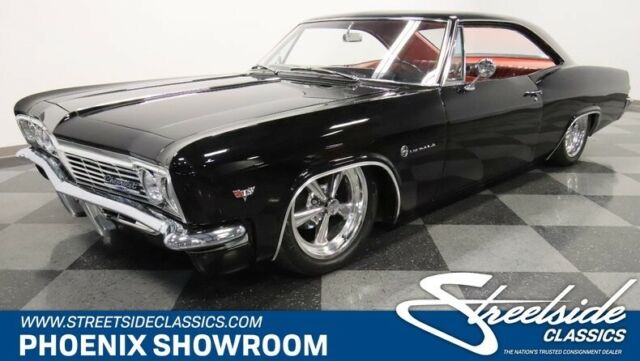 LS1 V8 4L60E Auto Classic Vintage Collector Black Red Performance Air Ride LS Ch 1966 Chevrolet Impala LS1 Restomod