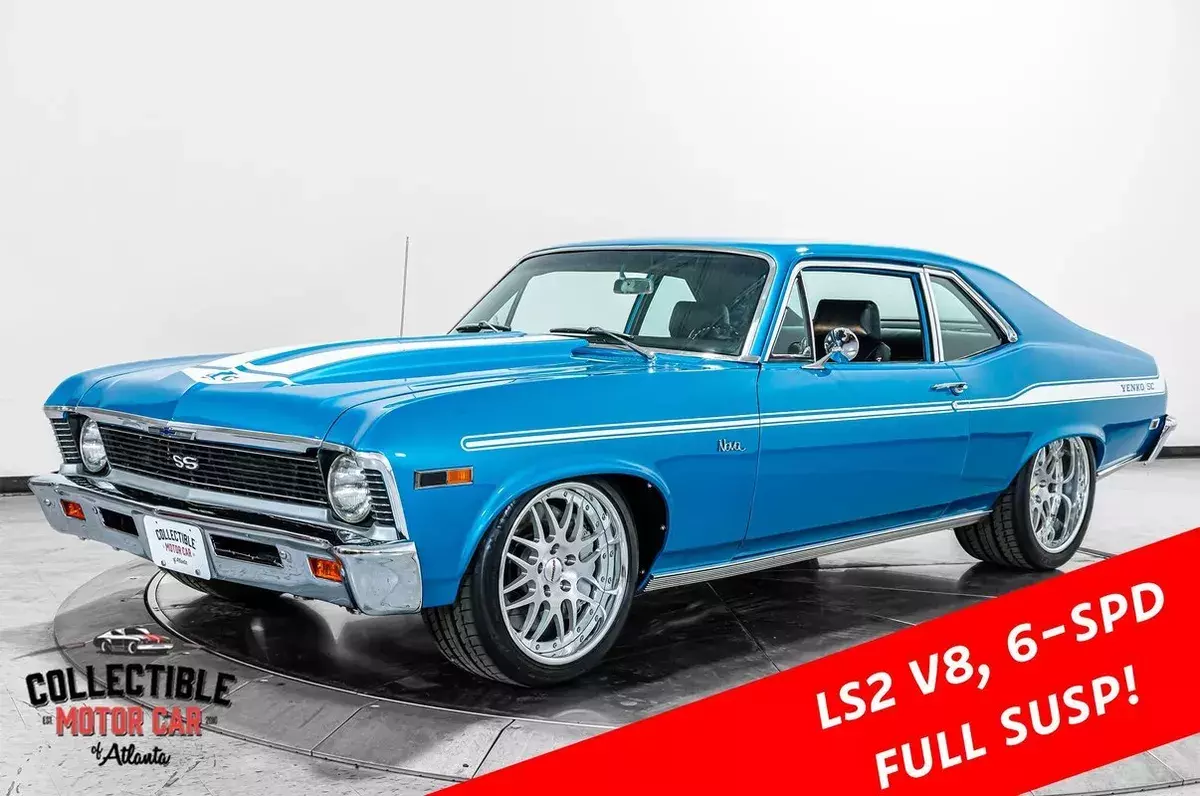 LS2 V8, T56 6-Speed, Forgeline Wheels, C5/C6 Suspension & Brakes 1969 Chevrolet Nova Restomod