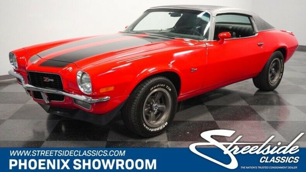 LT V8 Muncie Manual M22 Rock Crusher Classic Vintage Collector Red Z Z28 Chevy B 1970 Chevrolet Camaro Z/28