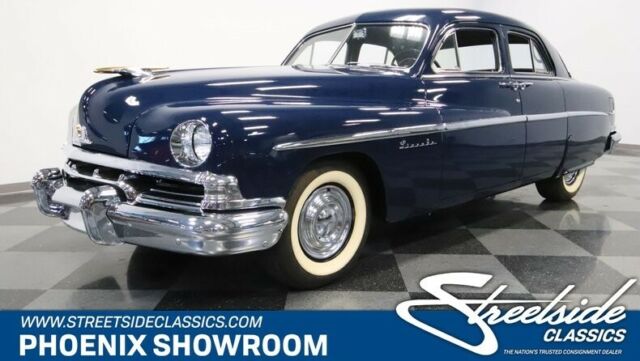 Luxury Classic Vintage Collector Flathead V8 Auto Lead Sled Blue Gray Mohair Ori 1951 Lincoln Sedan --