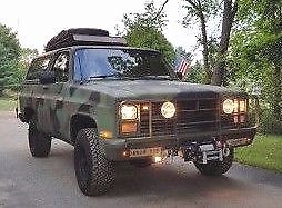 M1009 CUCV, EMP Prepped, Runs Strong, 4X4, Winch,Invertor,Clean,Rust Free,Basket 1985 Chevrolet Blazer