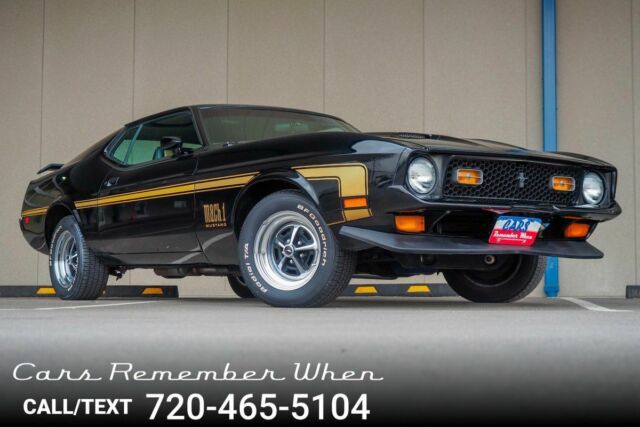 Mach 1 Fun, Fast and Furious 351 Cobra Jet C-6 Automatic Black 1972 Ford Mustang Mach 1 Fun, Fast and Furious