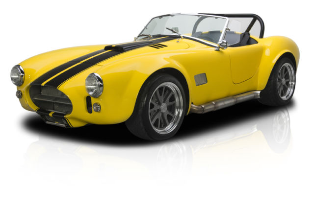 Magazine Featured Cobra Roadster Twin Turbo 385 V8/505 HP Porsche 5 Speed PS 1965 Shelby Cobra