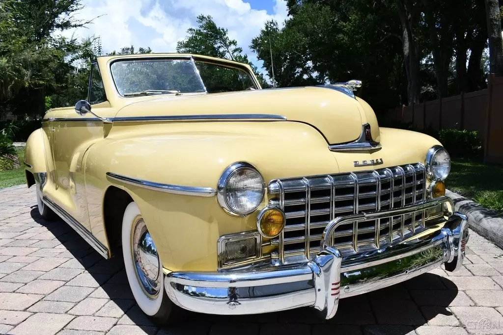 Magnificent 1948 Dodge D24 Custom Convertible Inline 6 Fluid Drive Transmission 1948 Dodge D24 CUSTOM 59ks Power top Show Ready !!
