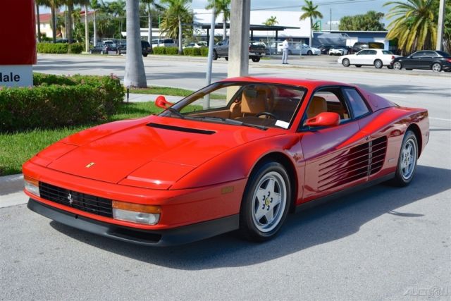 Major Engine Out Belt Service Reconditioned A/C Four New Tires Maintained NICE 1989 Ferrari Testarossa