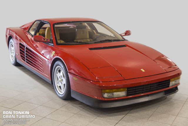 Major Engine Out Service Completed, Very Clean. 1990 Ferrari Testarossa