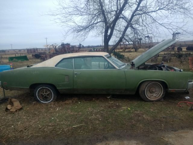 Make Offer - 1970 Mercury Marauder X-100 Barn Find Green Vinyl Hardtop Runs 1970 Mercury Marauder X-100