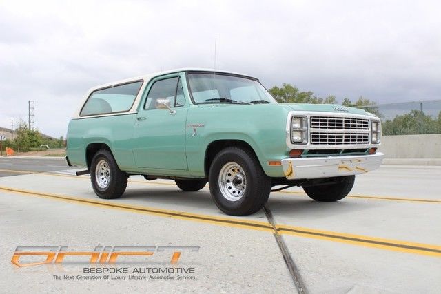 Make Offer Broadcast Sheet California Ramcharger Trailduster Blazer or Bronco 1980 Dodge Ramcharger