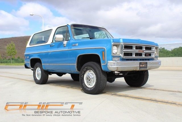 Make Offer, Preservation Survivor GMC Jimmy. Chevrolet Blazer K5 convertible 1975 GMC Jimmy