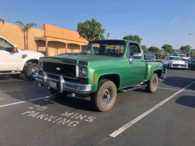 manual trans 4x4 v8 no resserve 1974 Chevrolet C/K Pickup 1500 k10